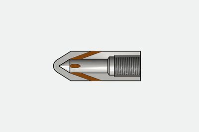 Blow out nozzle Ø 17 x 50 mm